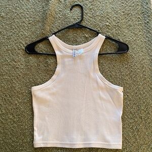 H&M RIBBED RACERBACK TANK TOP